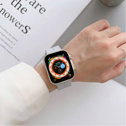 Apple Watch Ultra 49mm Zore KRD-84 Silikon Kordon Kırmızı