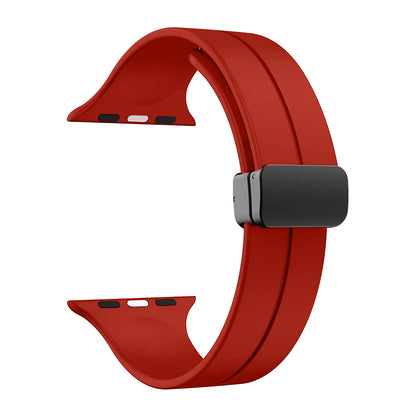 Apple Watch Ultra 49mm Zore KRD-84 Silikon Kordon Kırmızı