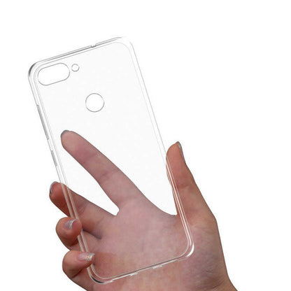 Asus Zenfone Max Plus (M1) ZB570TL Kılıf Zore Süper Silikon Kapak Renksiz
