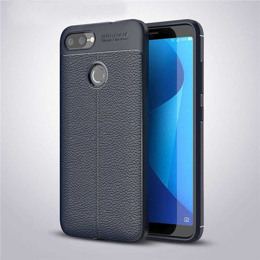 Asus Zenfone Max Plus (M1) ZB570TL Kılıf Zore Niss Silikon Kapak Lacivert
