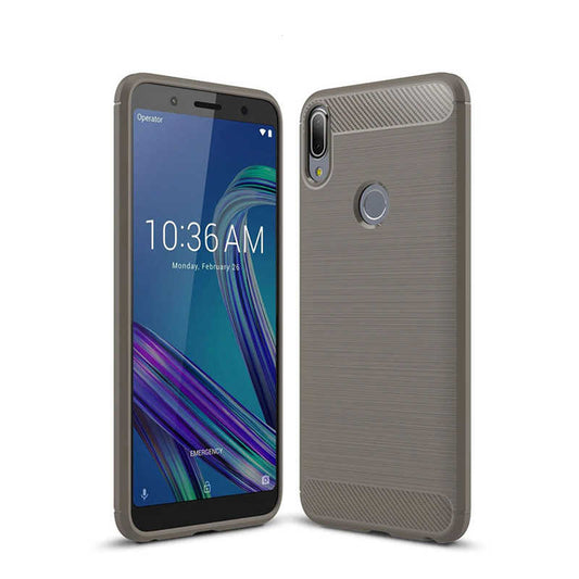 Asus Zenfone Max Pro ZB602KL Kılıf Zore Room Silikon Kapak Gri