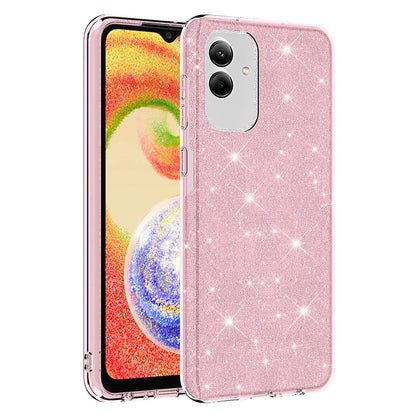 Galaxy A04 Kılıf Zore Shining Silikon Mor