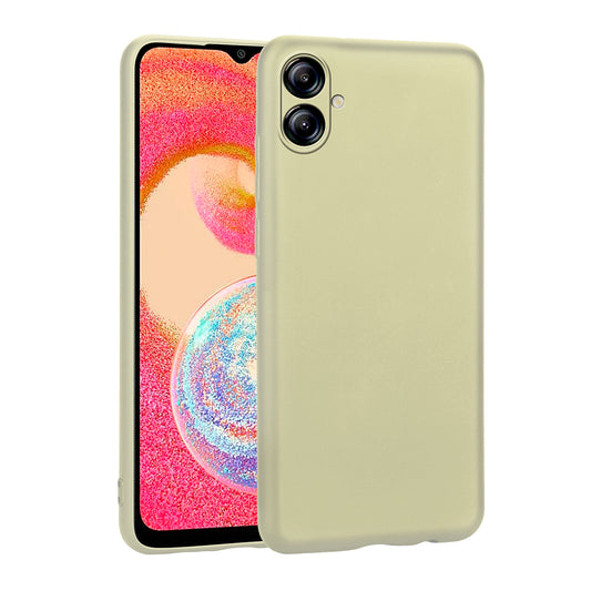 Galaxy A04E Kılıf Zore Premier Silikon Kapak Gold