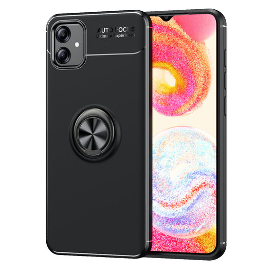 Galaxy A04E Kılıf Zore Ravel Silikon Kapak Siyah