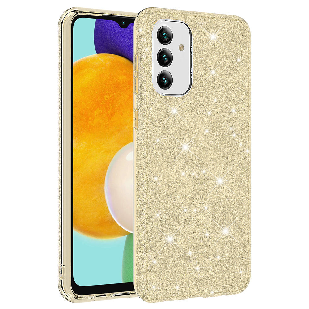Galaxy A04S Kılıf Zore Shining Silikon Mor
