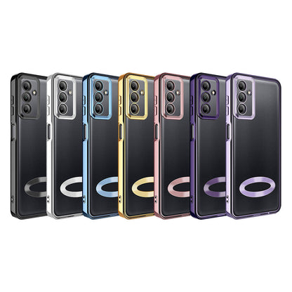 Galaxy A05S Kılıf Kamera Korumalı Logo Gösteren Zore Omega Kapak Siyah