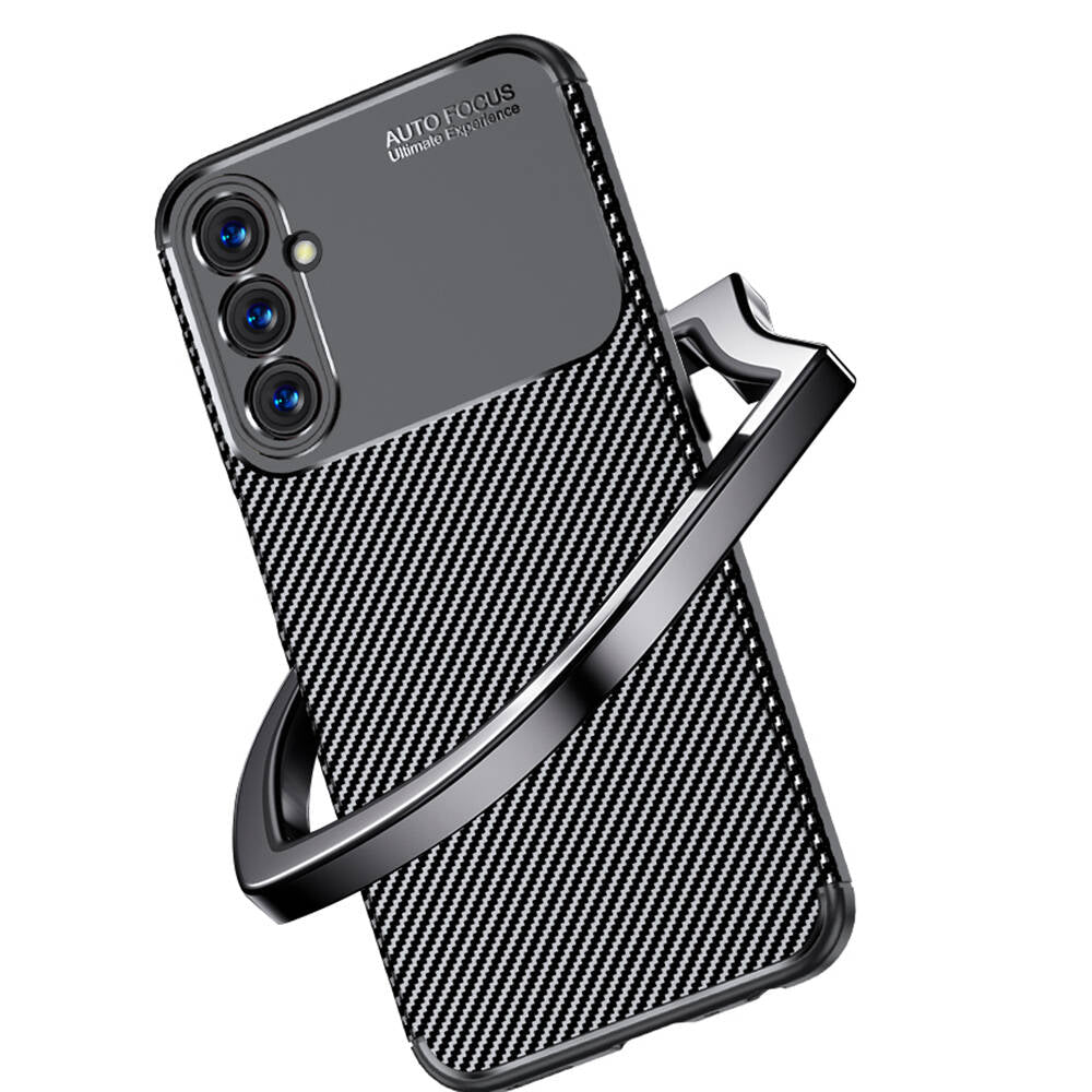 Galaxy A05S Kılıf Zore Negro Silikon Kapak Siyah