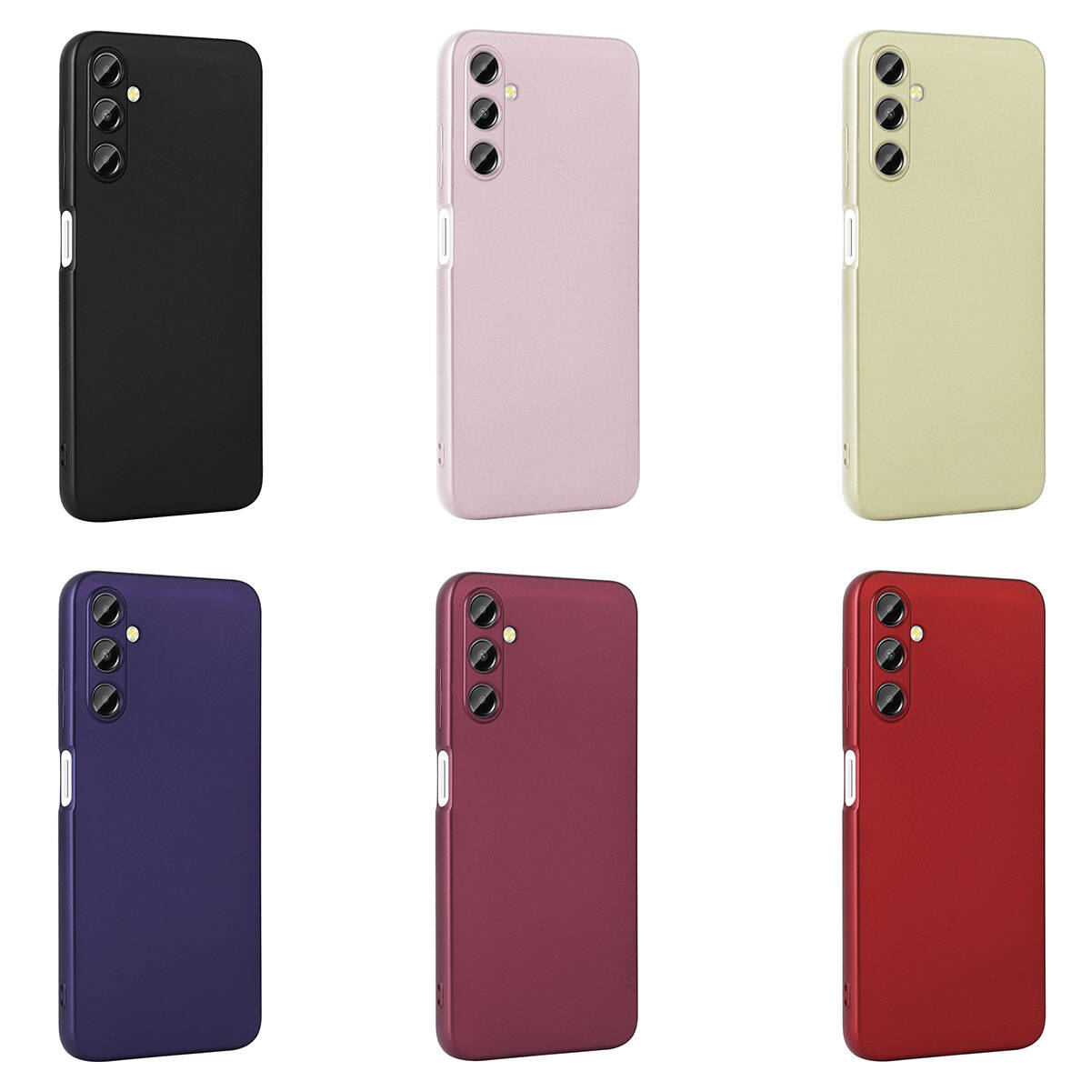 Galaxy A05S Kılıf Zore Premier Silikon Kapak Rose Gold