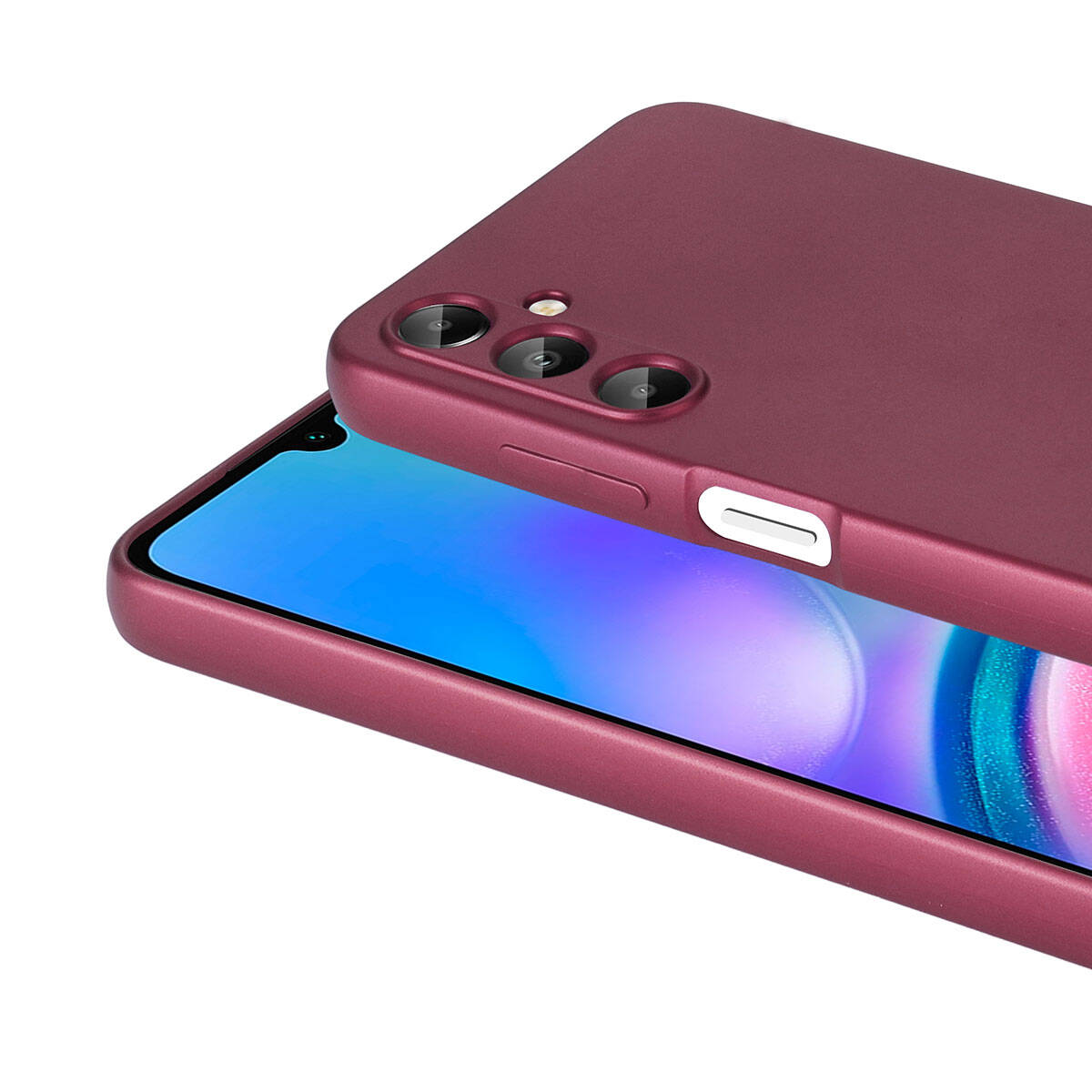 Galaxy A05S Kılıf Zore Premier Silikon Kapak Kırmızı