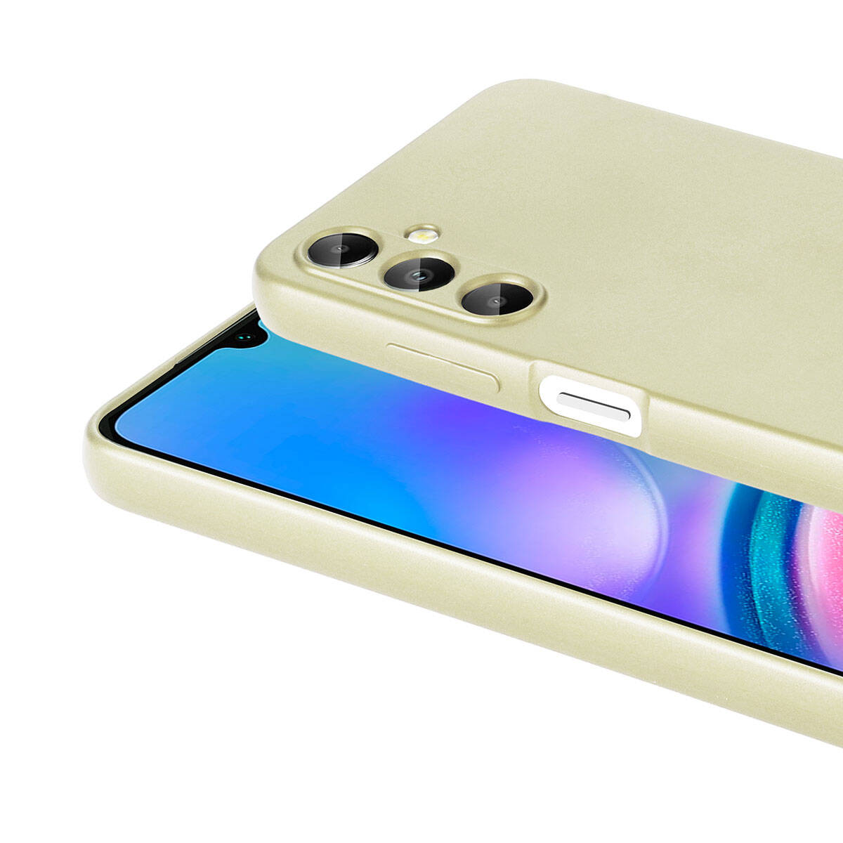Galaxy A05S Kılıf Zore Premier Silikon Kapak Rose Gold
