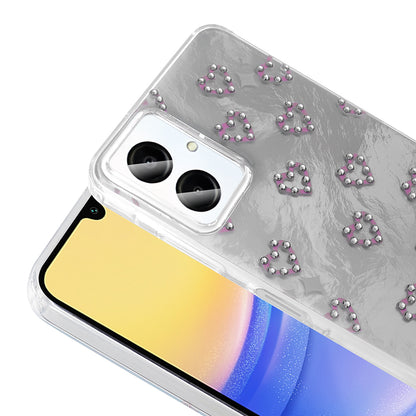 Galaxy A06 Kılıf Kamera Korumalı Figürlü Zore Ponti Silikon Kapak Açık Pembe