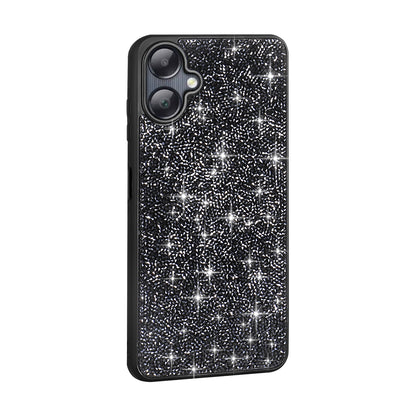 Galaxy A06 Kılıf Parlak Taşlı Tasarım Zore Pırlanta Kapak Gri