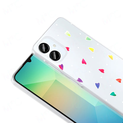 Galaxy A06 Kılıf Şeffaf Figürlü Zore Folk Sert Kapak Sevimli Köpek