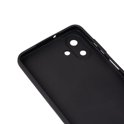 Galaxy A07 Kılıf Zore Biye Silikon Siyah