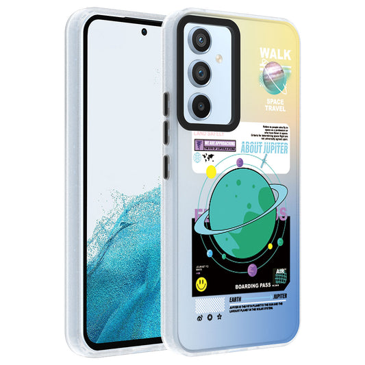 Galaxy A14 Kılıf Desenli Zore Dragon Sert Kapak Gezegen
