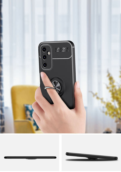 Galaxy A14 Kılıf Zore Ravel Silikon Kapak Siyah