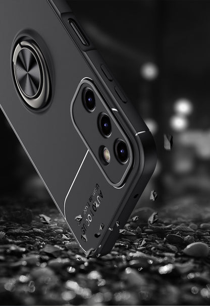 Galaxy A14 Kılıf Zore Ravel Silikon Kapak Siyah