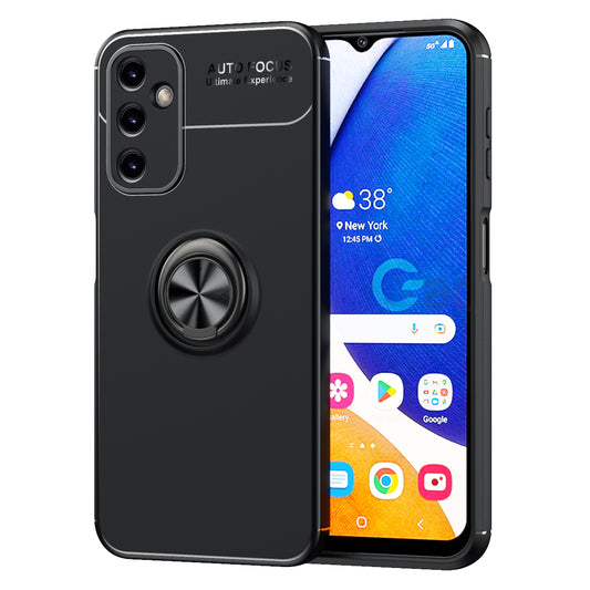 Galaxy A14 Kılıf Zore Ravel Silikon Kapak Siyah