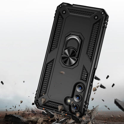 Galaxy A15 Kılıf Zore Vega Kapak Mavi
