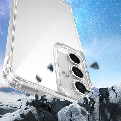 Galaxy A16 Kılıf Airbagli Takılabilir Askı Aparatlı Zore Snap Silikon Kapak Şeffaf