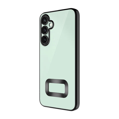 Galaxy A16 Kılıf Kamera Korumalı Logo Gösteren Zore Omega Kapak Gold