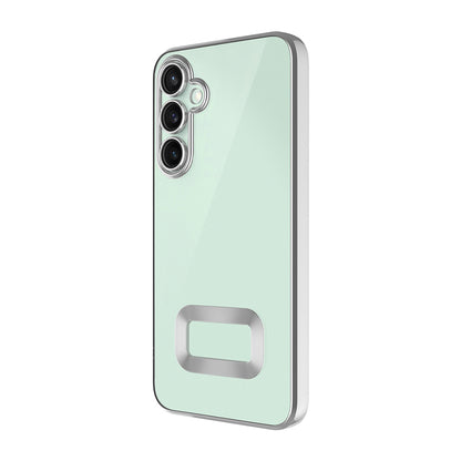Galaxy A16 Kılıf Kamera Korumalı Logo Gösteren Zore Omega Kapak Rose Gold