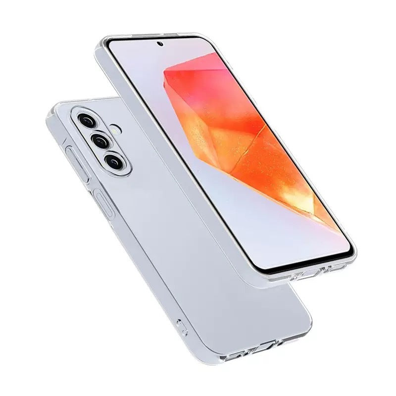 Galaxy A17 Kılıf Zore Süper Silikon Kapak Şeffaf