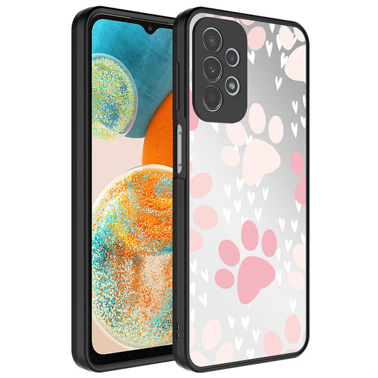 Galaxy A23 Kılıf Aynalı Desenli Kamera Korumalı Parlak Zore Mirror Kapak Pati