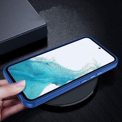 Galaxy A24 Kılıf Zore Flora Kapak Lacivert