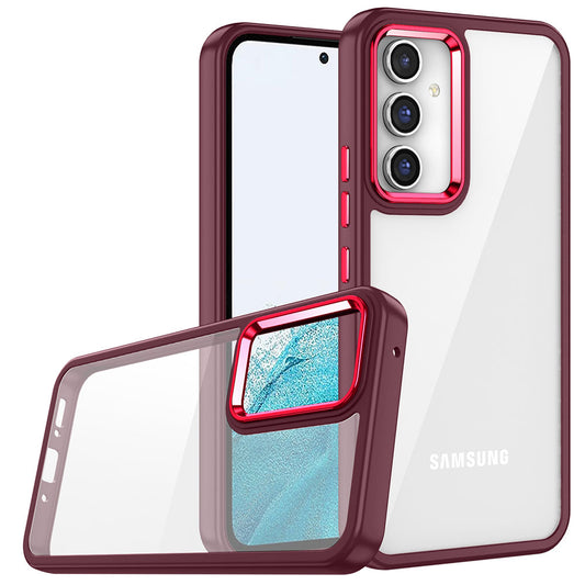 Galaxy A24 Kılıf Zore Flora Kapak Kırmızı