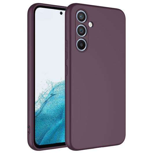 Galaxy A24 Kılıf Zore Mara Lansman Kapak Koyu Mor