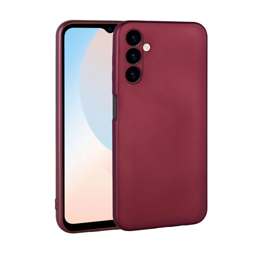 Galaxy A24 Kılıf Zore Premier Silikon Kapak Mürdüm