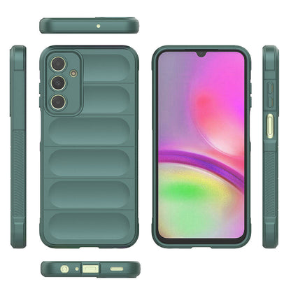 Galaxy A25 Kılıf Esnek TPU Oyuklu Arka Yüzey Tasarımlı Zore Etnik Silikon Kapak Siyah