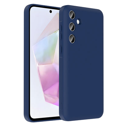 Galaxy A26 Kılıf Kamera Korumalı Kartlık Hazneli Zore Vitra Kapak Siyah