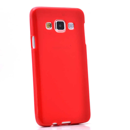 Galaxy A3 Kılıf Zore Süper Silikon Kapak Kırmızı