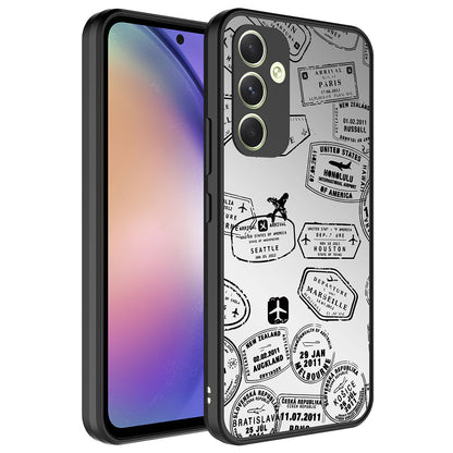 Galaxy A34 Kılıf Aynalı Desenli Kamera Korumalı Parlak Zore Mirror Kapak Fragile