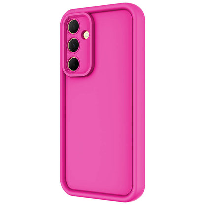 Galaxy A35 Kılıf Kamera Korumalı Zore Ananas Kapak Kahverengi