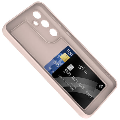 Galaxy A36 Kılıf Kamera Korumalı Kartlık Hazneli Zore Vitra Kapak Gri