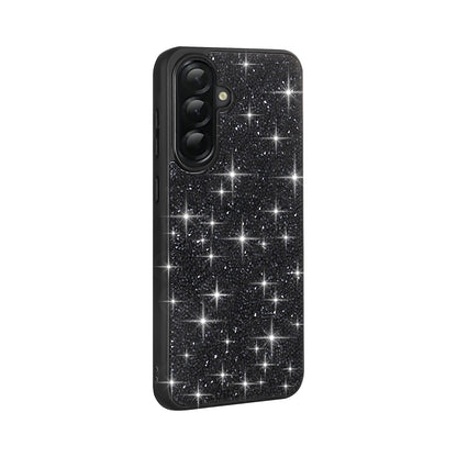 Galaxy A36 Kılıf Parlak Taşlı Tasarım Zore Pırlanta Kapak Gri