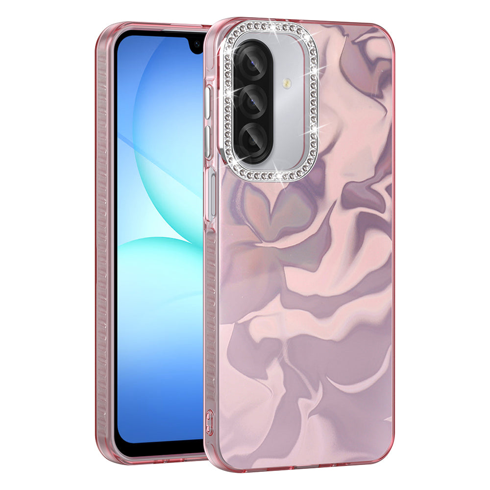 Galaxy A37 Kılıf Airbagli Parlak Taş Detay Tasarımlı Zore Esila Kapak