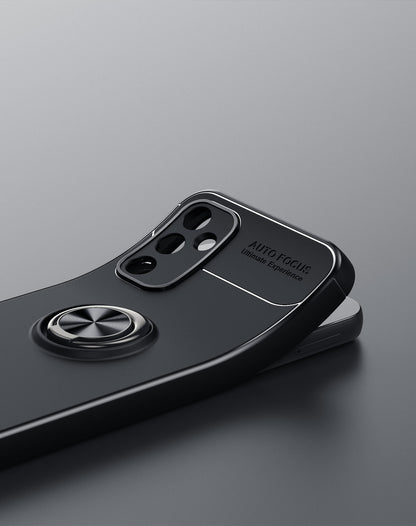 Galaxy A54 Kılıf Zore Ravel Silikon Kapak Siyah