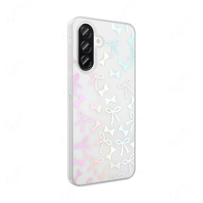 Galaxy A56 Kılıf Şeffaf Figürlü Zore Folk Sert Kapak Kalp
