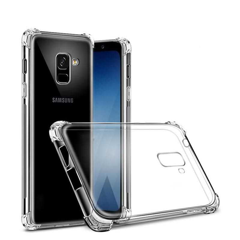 Galaxy A6 2018 Kılıf Zore Nitro Anti Shock Silikon Renksiz
