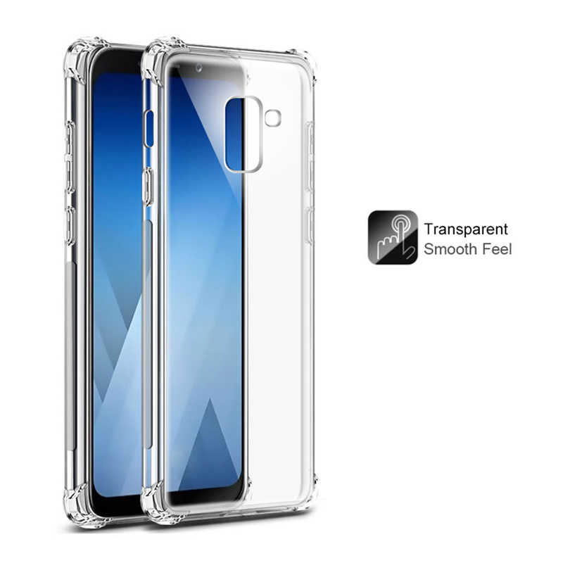 Galaxy A6 2018 Kılıf Zore Nitro Anti Shock Silikon Renksiz