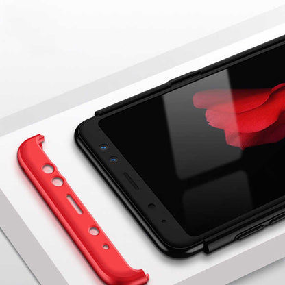 Galaxy A6 2018 Kılıf Zore Ays Kapak Gold