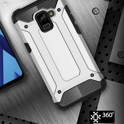 Galaxy A6 2018 Kılıf Zore Crash Silikon Kapak Kırmızı