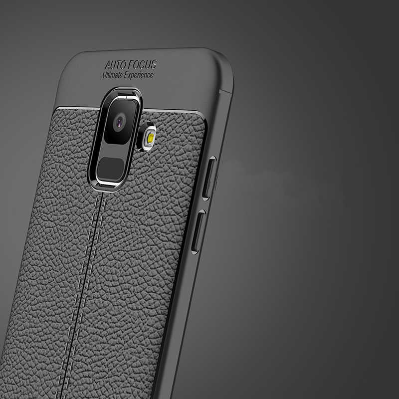 Galaxy A6 2018 Kılıf Zore Niss Silikon Kapak Kırmızı