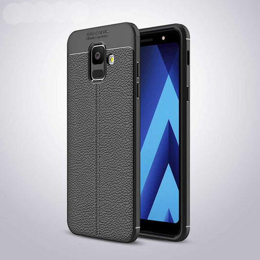 Galaxy A6 2018 Kılıf Zore Niss Silikon Kapak Siyah