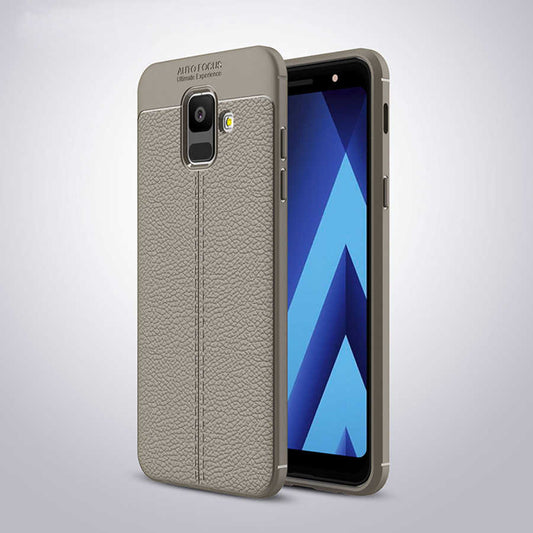 Galaxy A6 2018 Kılıf Zore Niss Silikon Kapak Gri