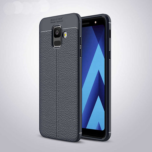 Galaxy A6 2018 Kılıf Zore Niss Silikon Kapak Lacivert